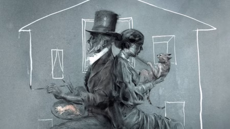 "La caida de la casa Usher y La verdad sobre el caso del señor Valdemar" (Edgar Allan Poe e Ismael Pinteño, Minotauro Ilustrados) lacaidadelacasausher_destacada