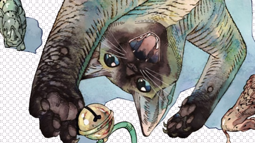 «Nyaight of the living cat #5» (Hawkman y Mecha-roots, Panini Manga)