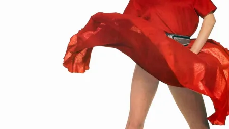 La mujer de rojo