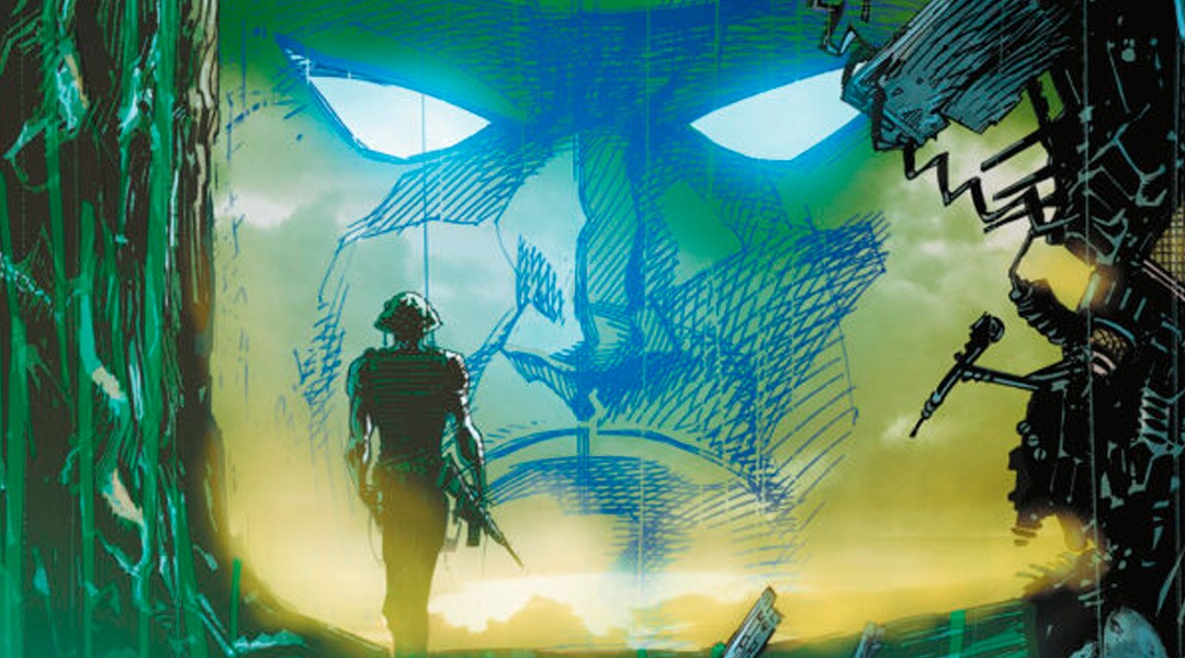 «Rogue Trooper #2» (Gerry Finley-Day, Alan Moore, Cam Kennedy, Brett Ewins y Eric Bradbury, Dolmen Editorial)