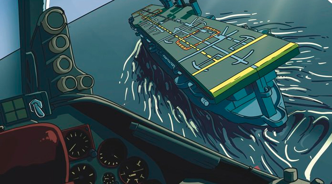 «El portaaviones Dédalo» (Daniel Viñuales y Óscar Sanz, GP Ediciones)