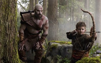Primera imagen de Kratos y Atreus, de la serie «God of War»