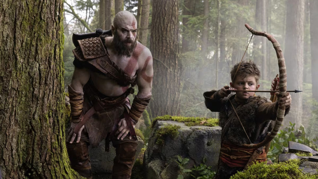 Primera imagen de Kratos y Atreus, de la serie «God of War»