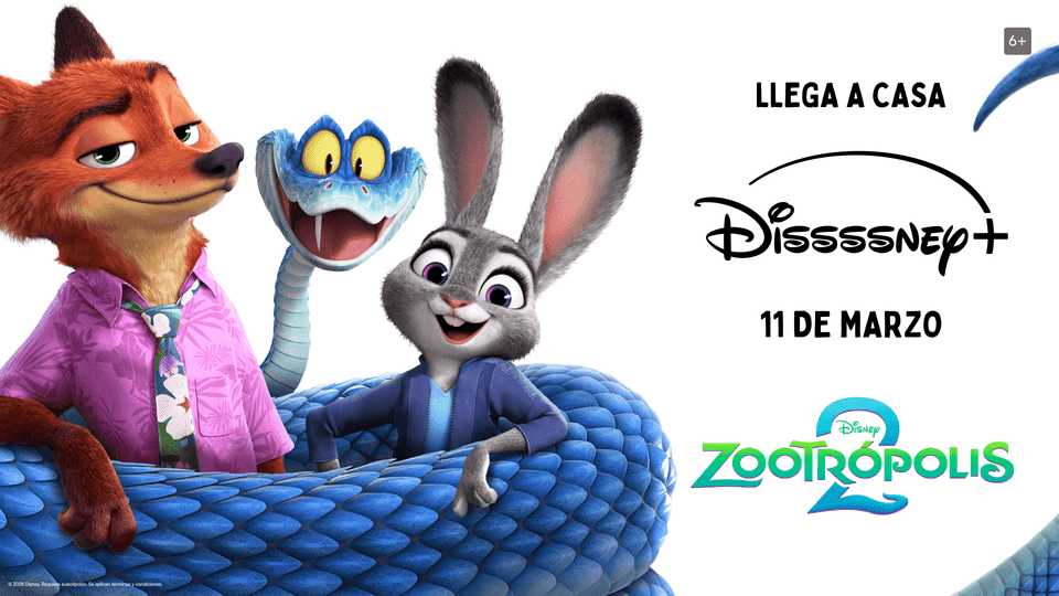 «Zootropolis 2» se estrena en Disney+ en marzo