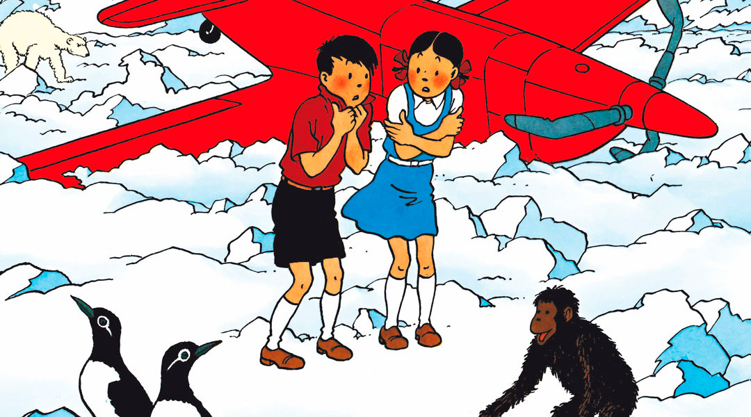 «Las aventuras de Jo, Zette y Jocko #2: Destino Nueva York» (Hergé, Editorial Base)