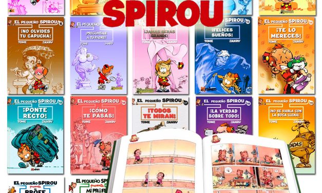 Bibliostock salda dieciséis tomos de «El Pequeño Spirou» por 59,95 euros
