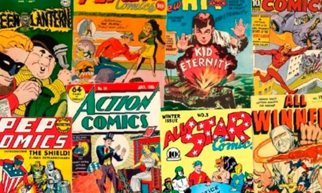 «Los primeros superhéroes. Todos los personajes de la edad de oro del cómic norteamericano» (Pedro Angosto, Diábolo Ediciones)