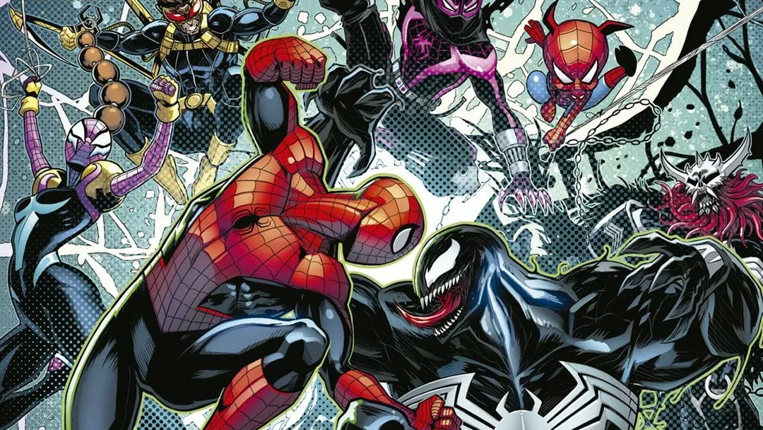 «Spiderverso vs. Venenoverso» (Mat Groom, Luciano Vecchio y Kyle Higgins, Panini Cómics)