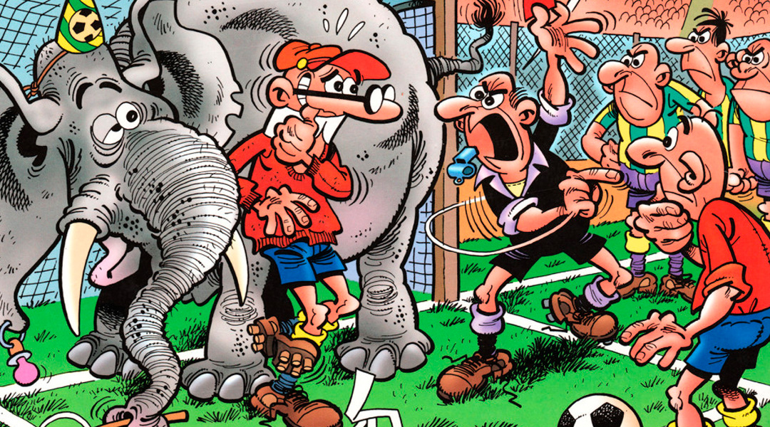 «Mundiales del Humor» (Súper Humor Mortadelo 69) (Francisco Ibáñez, Bruguera Clásica)